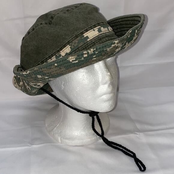 Outdoor Boonie Sun Hat Hiking Camping Fishing Floppy Military Digital Camo Cap - Picture 2 of 13